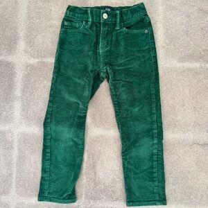 GAP Kids Green Corduroy Pants